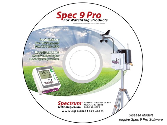 Spec 9 Pro Modèles de maladies et d'insectes